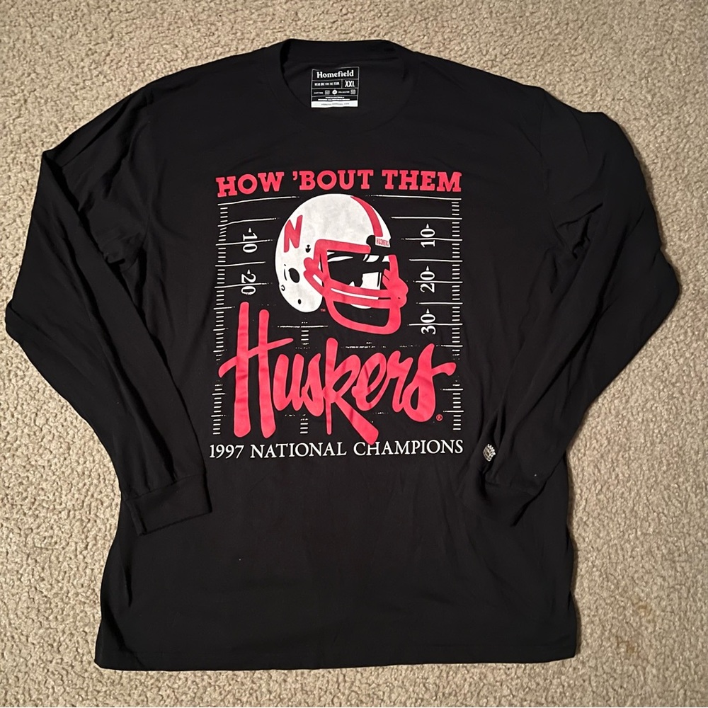 Nebraska Football 1997 National Champions long sleeve shirt